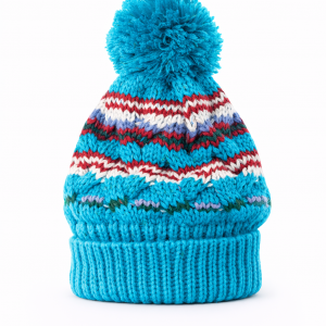 Pom Pom Beanie – Acrylic Knit