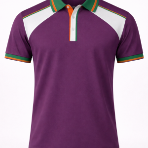 Paneled Polo Shirt