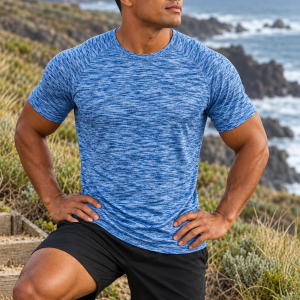 Textured Print Tee Shirt