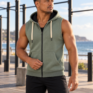 Sleeveless Hooded Hoodie