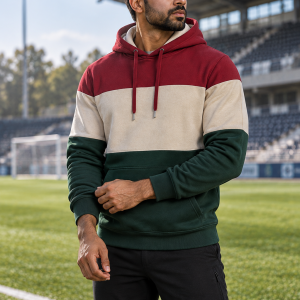 Contrast Cube Hoodie