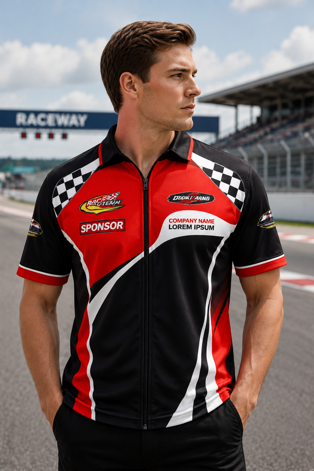 Sublimated Print Racing Shirt