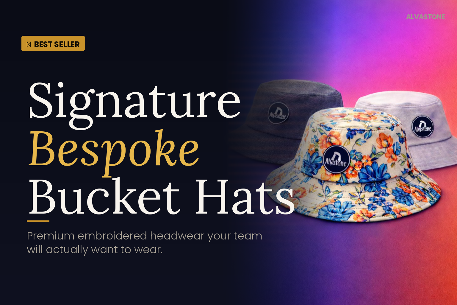 Signature Bespoke Bucket Hats