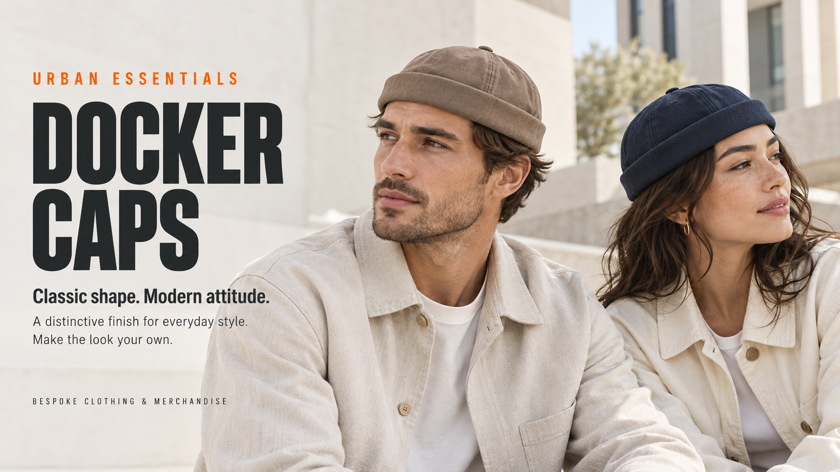Bespoke docker caps streetwear campaign